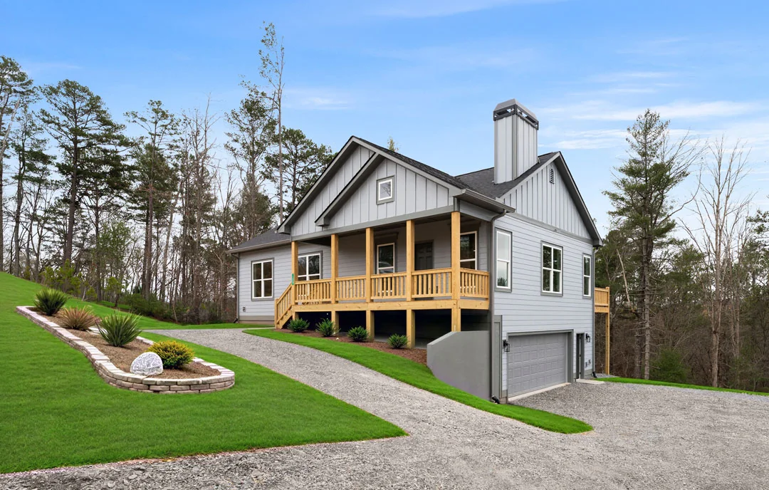 Finished Portland-area residence and landscape