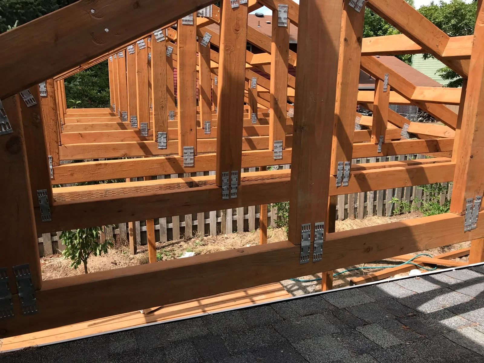 Timber framing detail